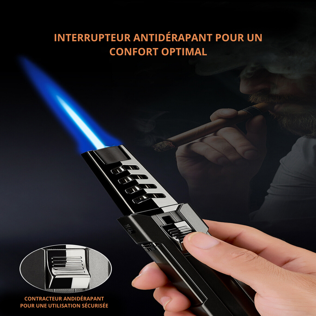 Torche Briquet-TorchFire™ Illuminez vos aventures culinaires avec notre puissant briquet de camping ! Une flamme à jet inoubliable pour des moments mémorables ! 🔥